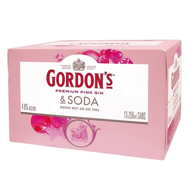 GORDON'S PINK 12PK CANS GORDON'S PINK 12PK CANS